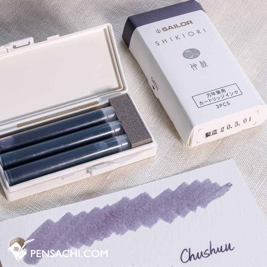 Sailor Shikiori Ink Cartridges - PenSachi Japanese Limited Fountain Pen