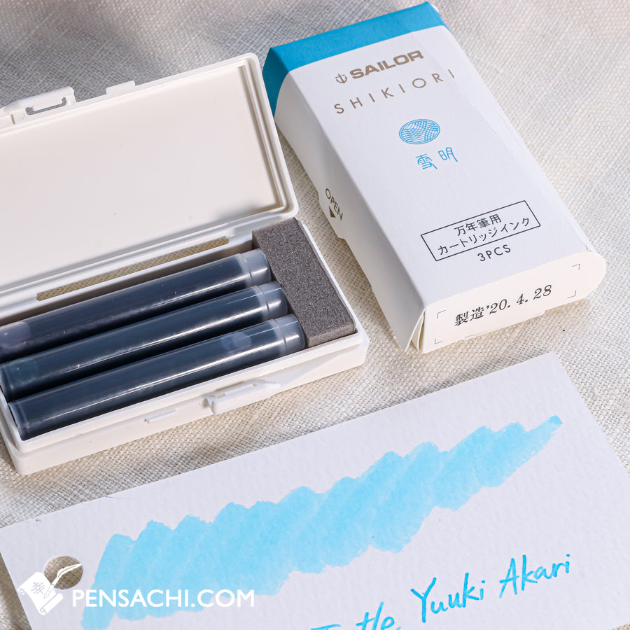 Sailor Shikiori Ink Cartridges 5 Colors Set - Winter - PenSachi Japanese Limited Fountain Pen