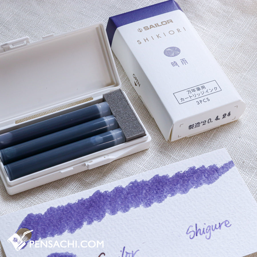 Sailor Shikiori Ink Cartridges - PenSachi Japanese Limited Fountain Pen