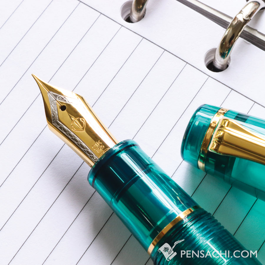SAILOR Limited Edition Pro Gear Classic Demonstrator Fountain Pen - Teal Green - PenSachi Japanese Limited Fountain Pen