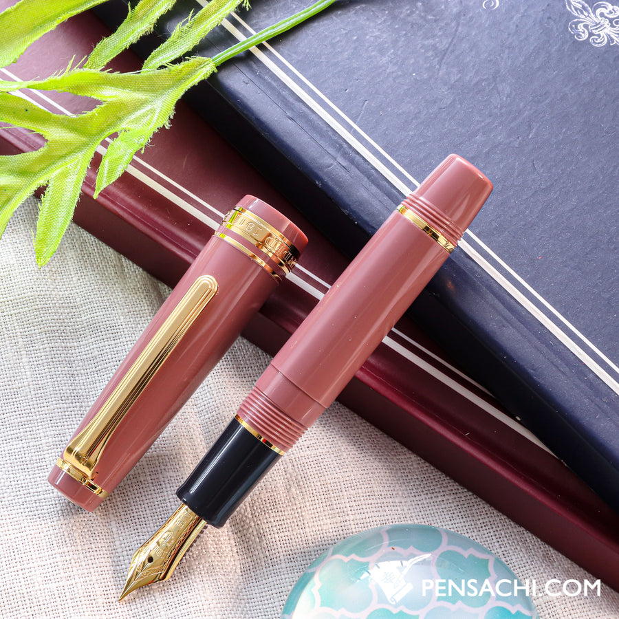 SAILOR Pro Gear Slim Mini Fountain Pen - Rose Taupe - PenSachi Japanese Limited Fountain Pen