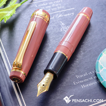 SAILOR Pro Gear Slim Mini Fountain Pen - Rose Taupe - PenSachi Japanese Limited Fountain Pen