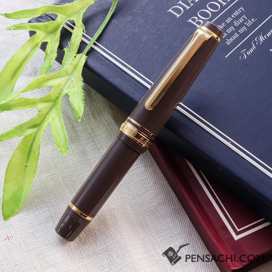 SAILOR Pro Gear Slim Mini Fountain Pen - Taupe - PenSachi Japanese Limited Fountain Pen