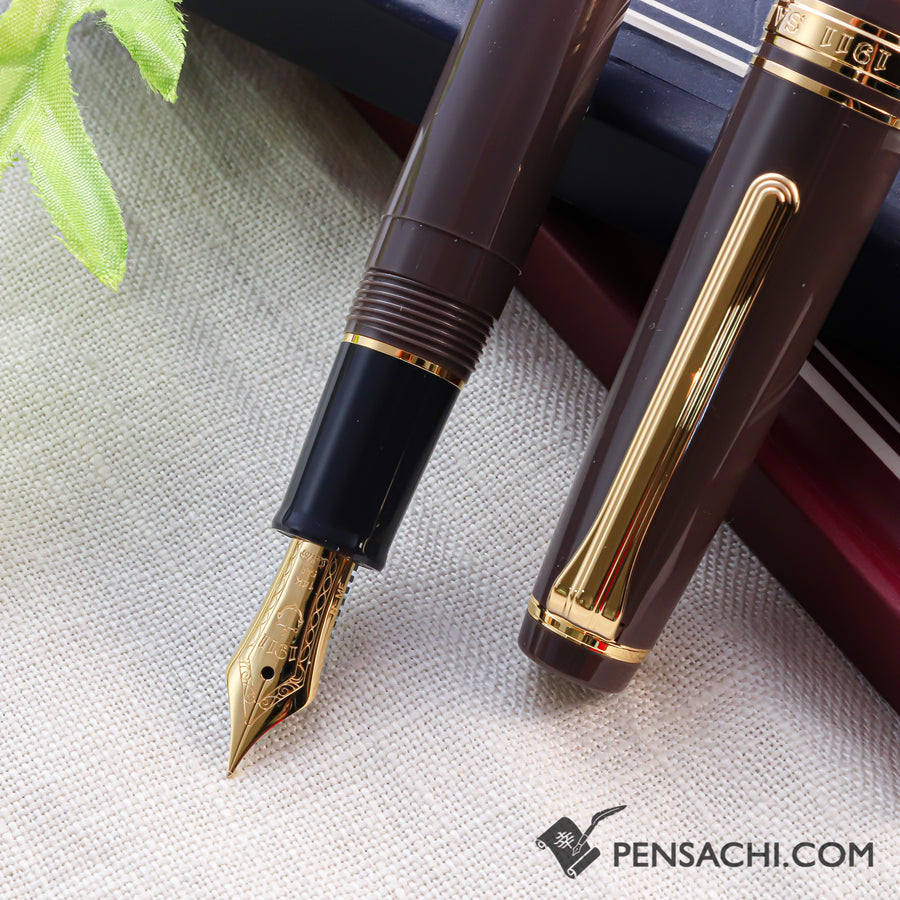 SAILOR Pro Gear Slim Mini Fountain Pen - Taupe - PenSachi Japanese Limited Fountain Pen