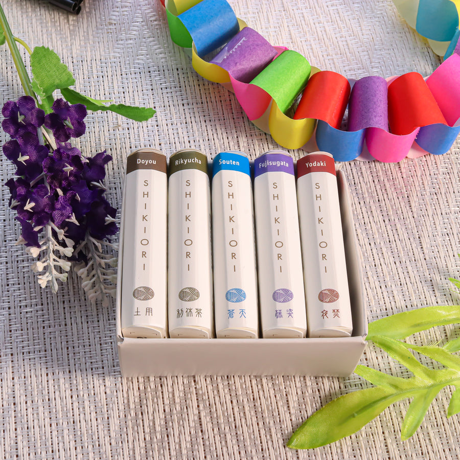 Sailor Shikiori Ink Cartridges 5 Colors Set - Summer - PenSachi Japanese Limited Fountain Pen