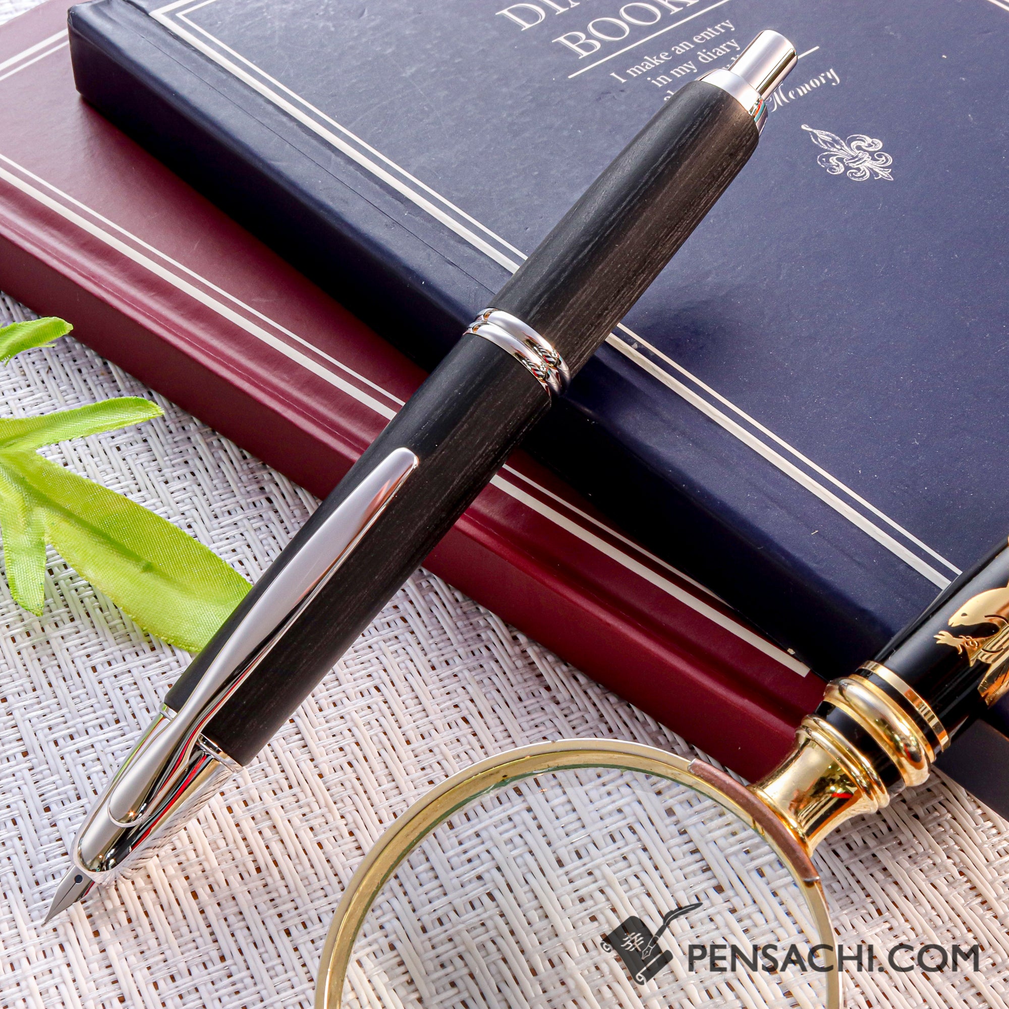 d*7様 NOSHI FOUNTAINPEN ノーシ萬年筆 PILOT Vanishing Point Capless Wooden Fountain Pen - Black– PenSachi
