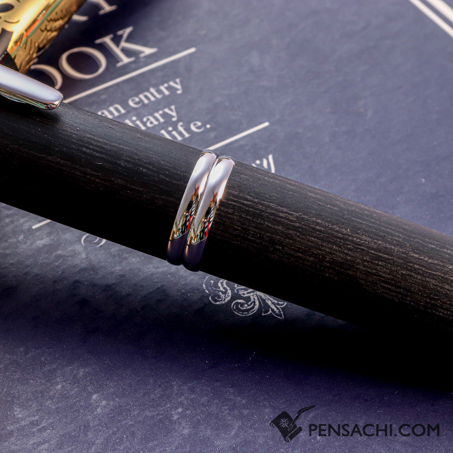 PILOT Vanishing Point Capless Wooden Fountain Pen - Black - PenSachi Japanese Limited Fountain Pen