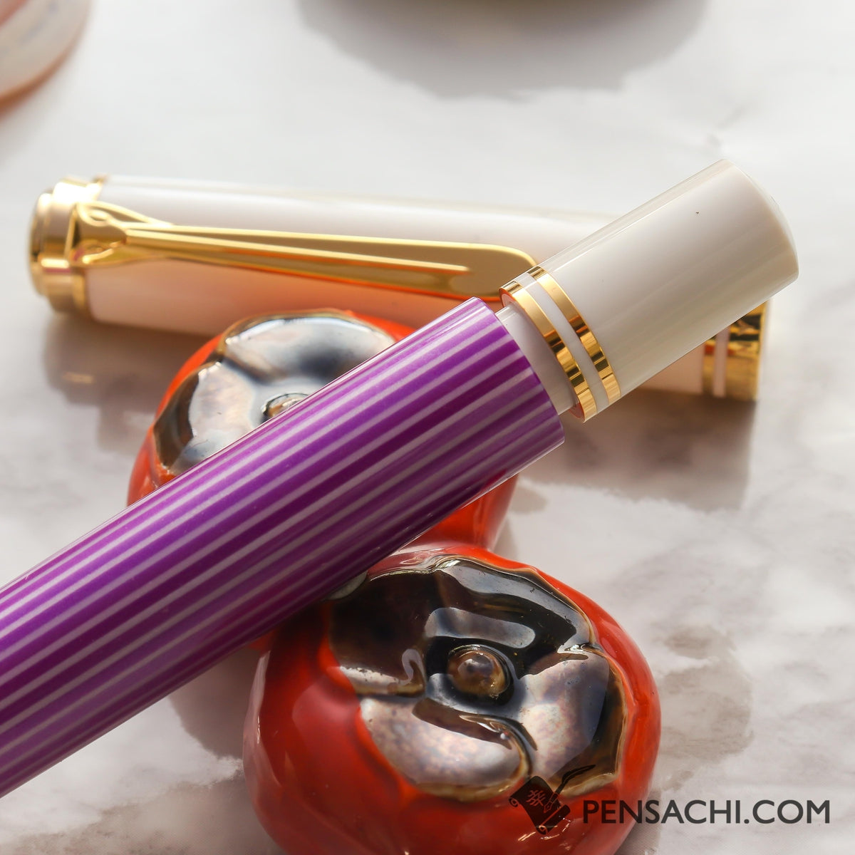 PELIKAN Souveran M600 Fountain Pen - Violet White | PenSachi