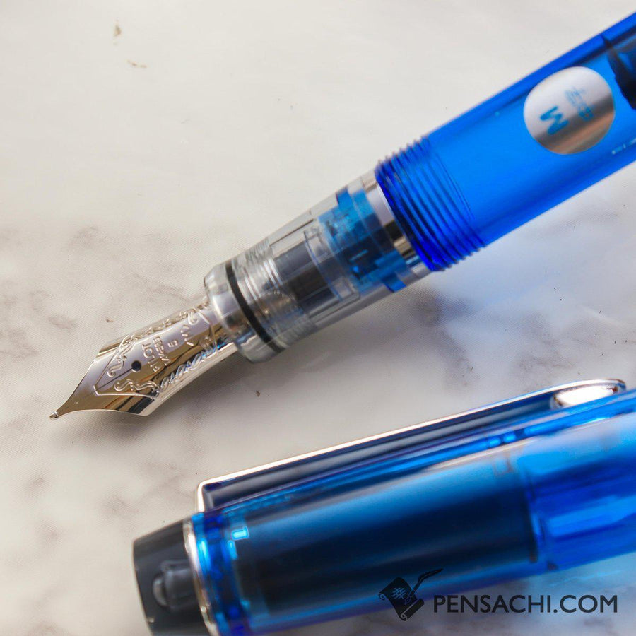 PILOT Custom Heritage 92 Fountain Pen - Demonstrator Blue - PenSachi Japanese Limited Fountain Pen