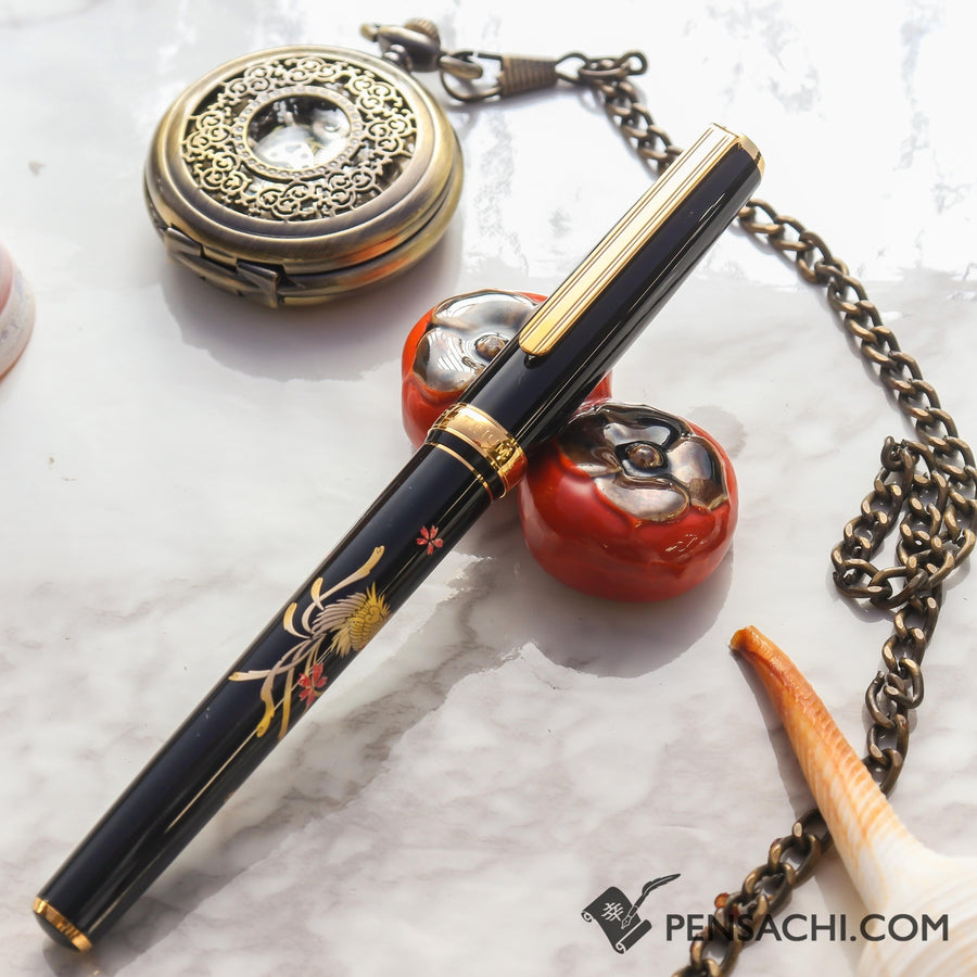 PLATINUM Modern Maki-e Fountain Pen - Phoenix - PenSachi Japanese Limited Fountain Pen