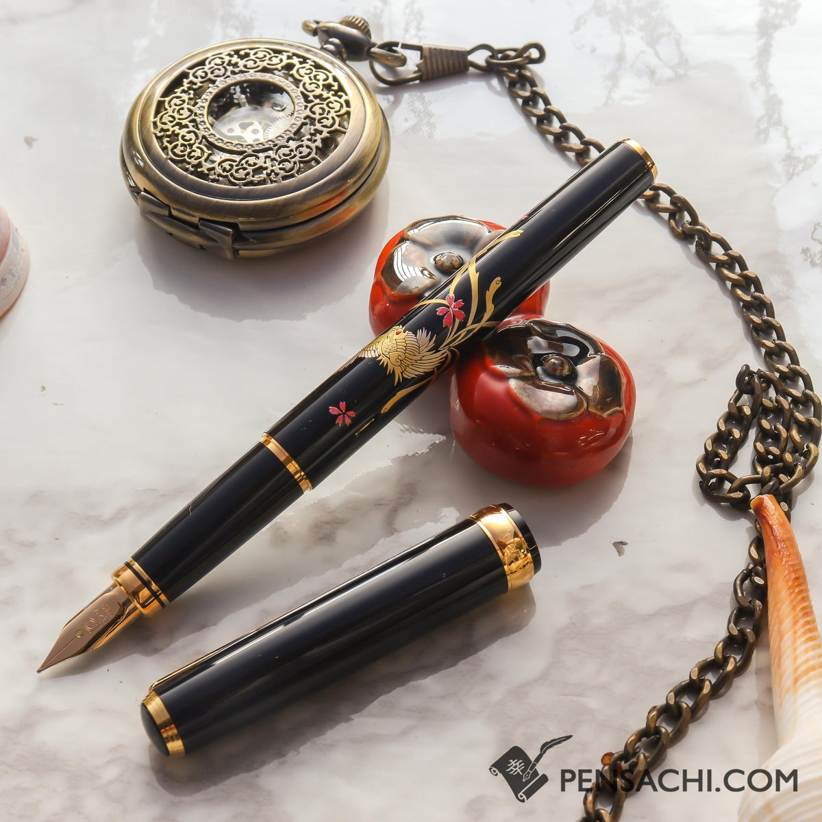 PLATINUM Modern Maki-e Fountain Pen - Phoenix– PenSachi