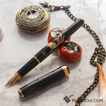 PLATINUM Modern Maki-e Fountain Pen - Phoenix - PenSachi Japanese Limited Fountain Pen