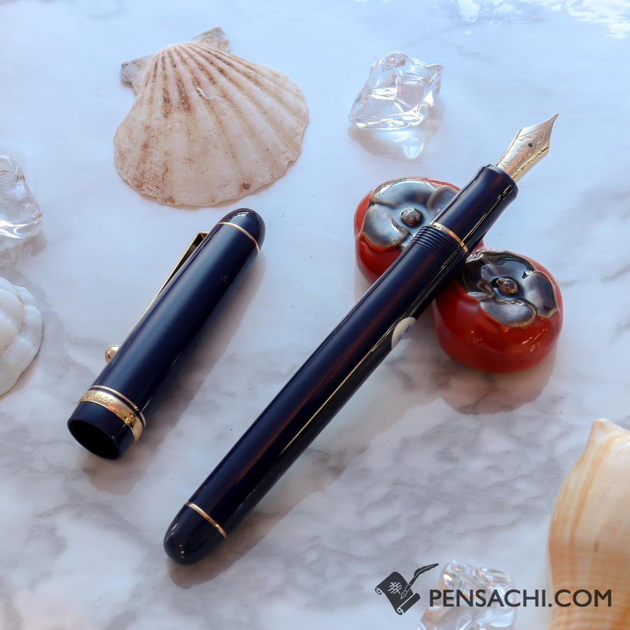 PILOT Custom 74 Fountain Pen - Dark Blue - PenSachi Japanese Limited Fountain Pen