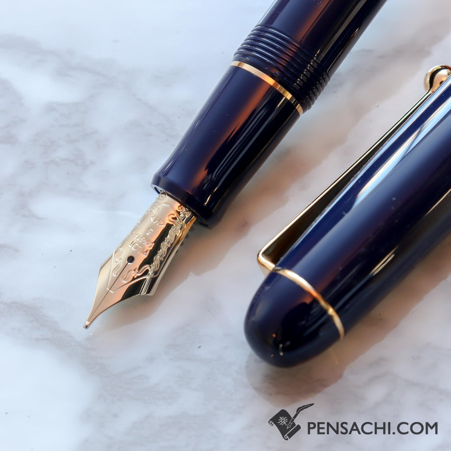 PILOT Custom 74 Fountain Pen - Dark Blue - PenSachi Japanese Limited Fountain Pen