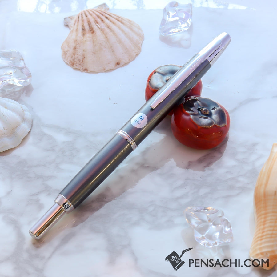 PILOT Vanishing Point Capless Decimo Fountain Pen - Dark Gray - PenSachi Japanese Limited Fountain Pen