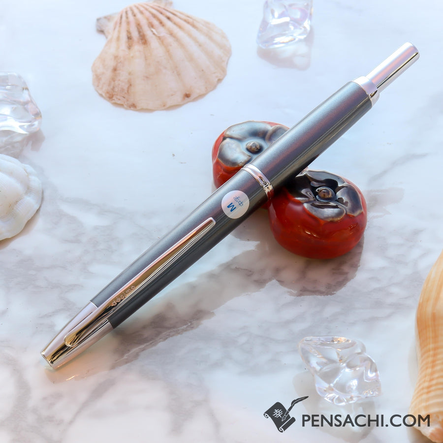 PILOT Vanishing Point Capless Decimo Fountain Pen - Dark Gray - PenSachi Japanese Limited Fountain Pen