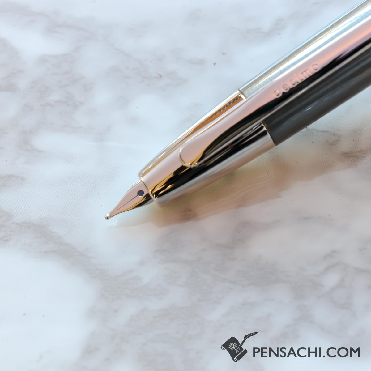 PILOT Vanishing Point Capless Decimo Fountain Pen - Dark Gray