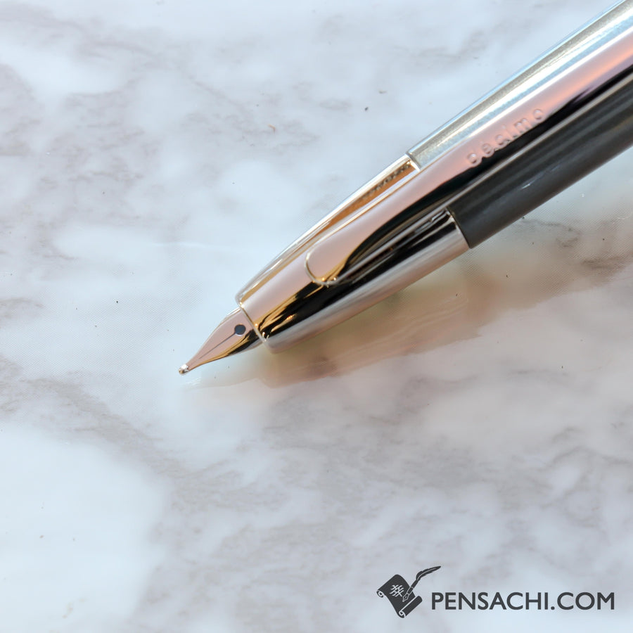 PILOT Vanishing Point Capless Decimo Fountain Pen - Dark Gray - PenSachi Japanese Limited Fountain Pen