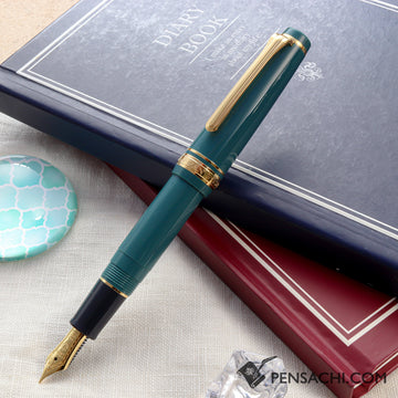 SAILOR Pro Gear Slim Mini Fountain Pen - Slate Green - PenSachi Japanese Limited Fountain Pen