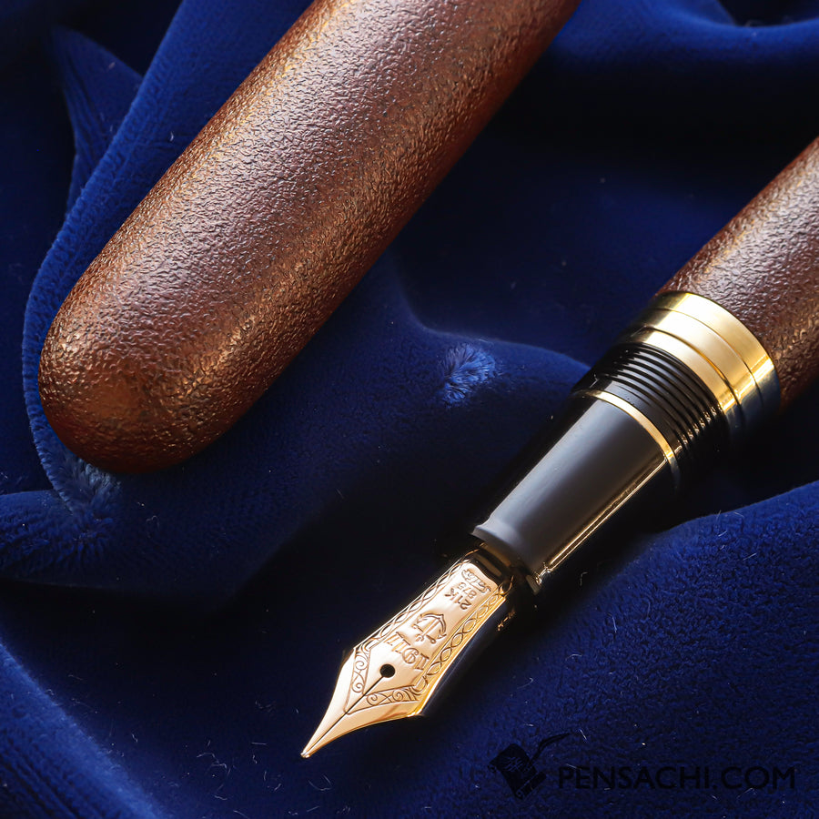 SAILOR 1911 Profit Large (Full size) Fountain Pen - REI URUSHI TSUGARU SABI NURI - PenSachi Japanese Limited Fountain Pen