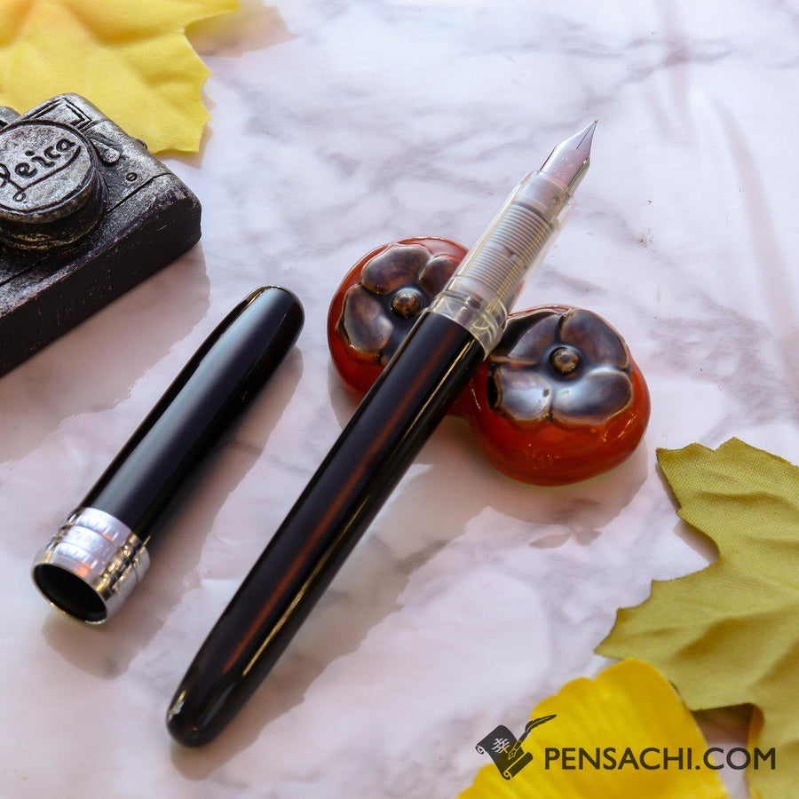 PLATINUM Plaisir Fountain Pen - Black - PenSachi Japanese Limited Fountain Pen