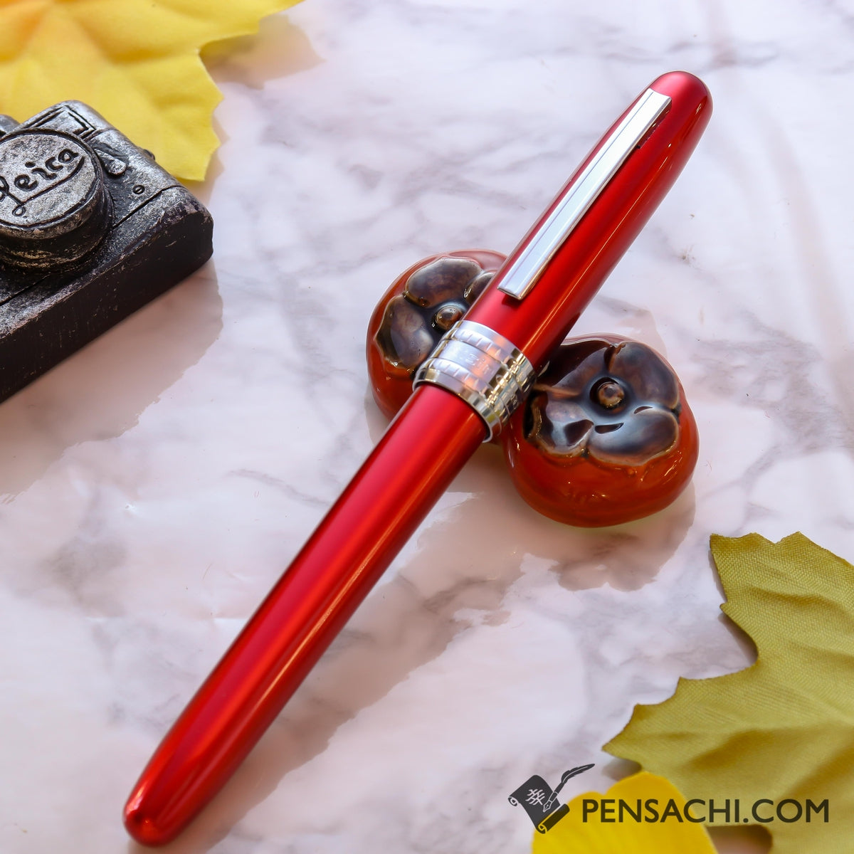 PLATINUM Plaisir Fountain Pen - Red | PenSachi - Japan Limited
