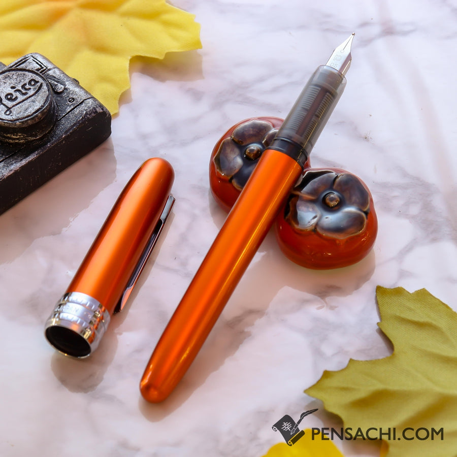 PLATINUM Plaisir Fountain Pen - Orange - PenSachi Japanese Limited Fountain Pen