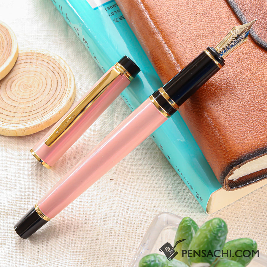 PILOT Grance Fountain Pen - Rose pink - PenSachi Japanese Limited Fountain Pen