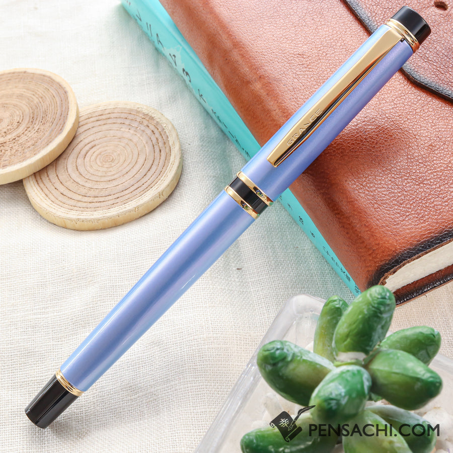 PILOT Grance Fountain Pen - Light Blue - PenSachi Japanese Limited Fountain Pen
