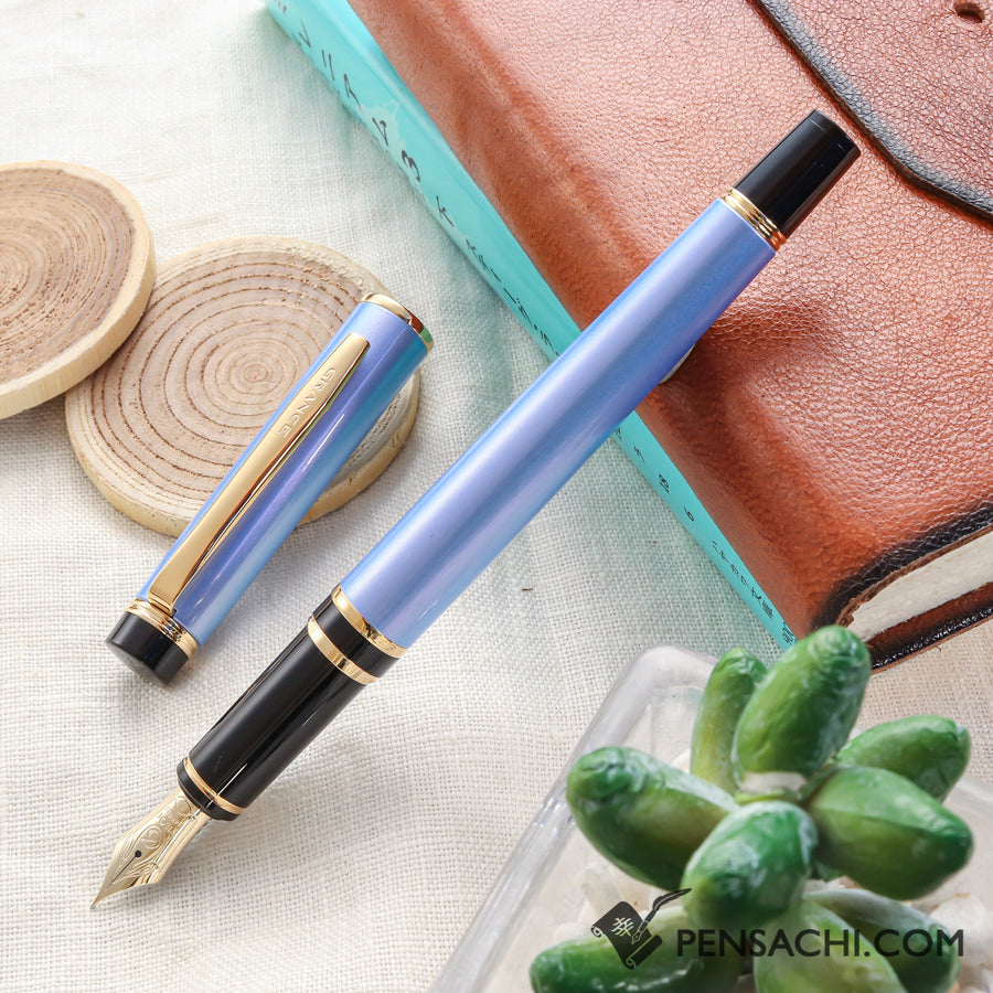 PILOT Grance Fountain Pen - Light Blue - PenSachi Japanese Limited Fountain Pen