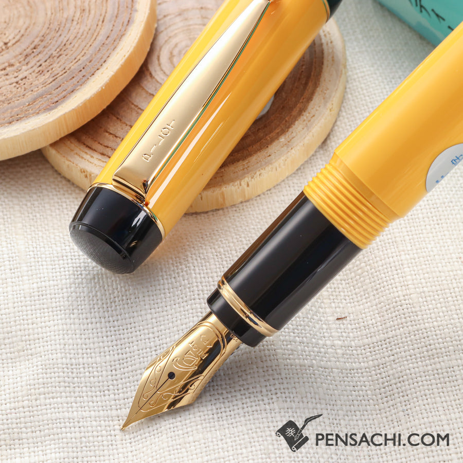 Pilot Lucina Fountain Pen - Yellow - PenSachi Japanese Limited Fountain Pen