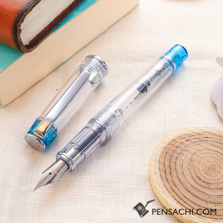 PILOT Prera Demonstrator Fountain Pen - Light Blue - PenSachi Japanese Limited Fountain Pen