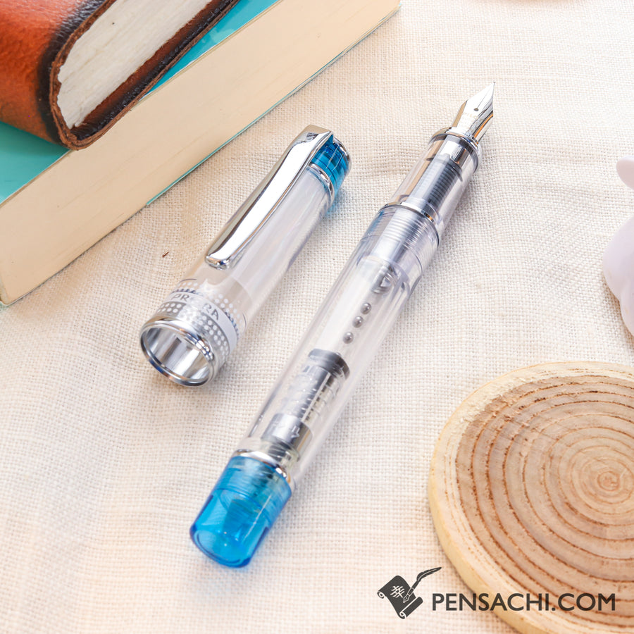 PILOT Prera Demonstrator Fountain Pen - Light Blue - PenSachi Japanese Limited Fountain Pen