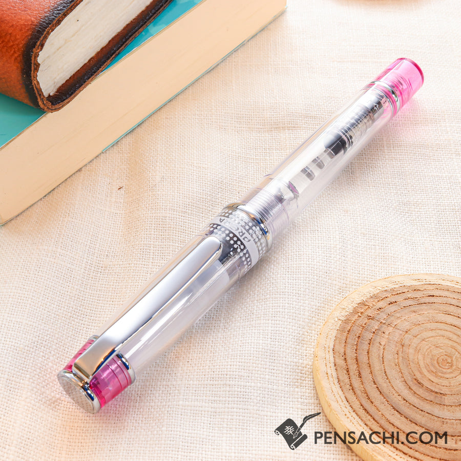 PILOT Prera Demonstrator Fountain Pen - Pink - PenSachi Japanese Limited Fountain Pen