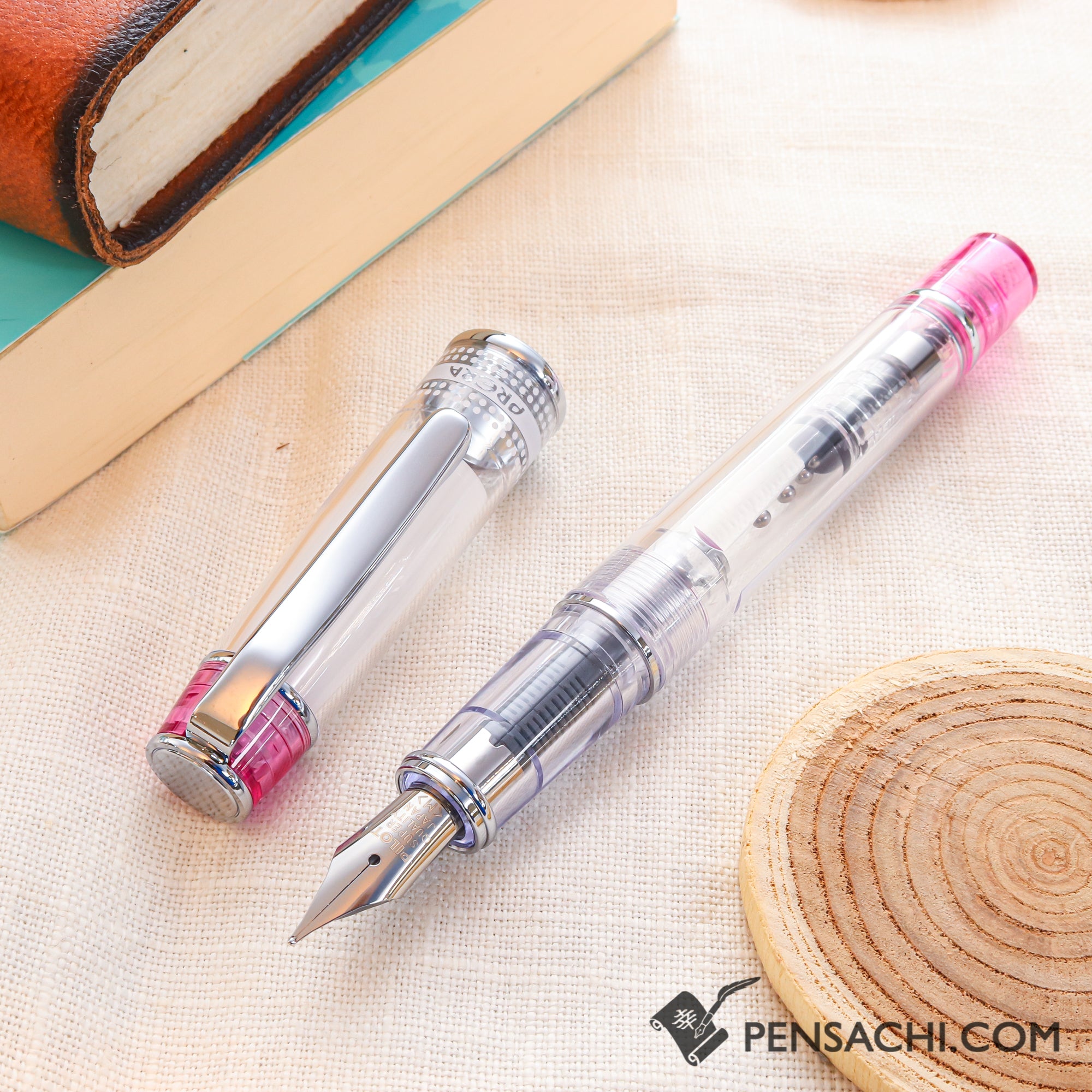 PILOT Prera Demonstrator Fountain Pen - Pink– PenSachi