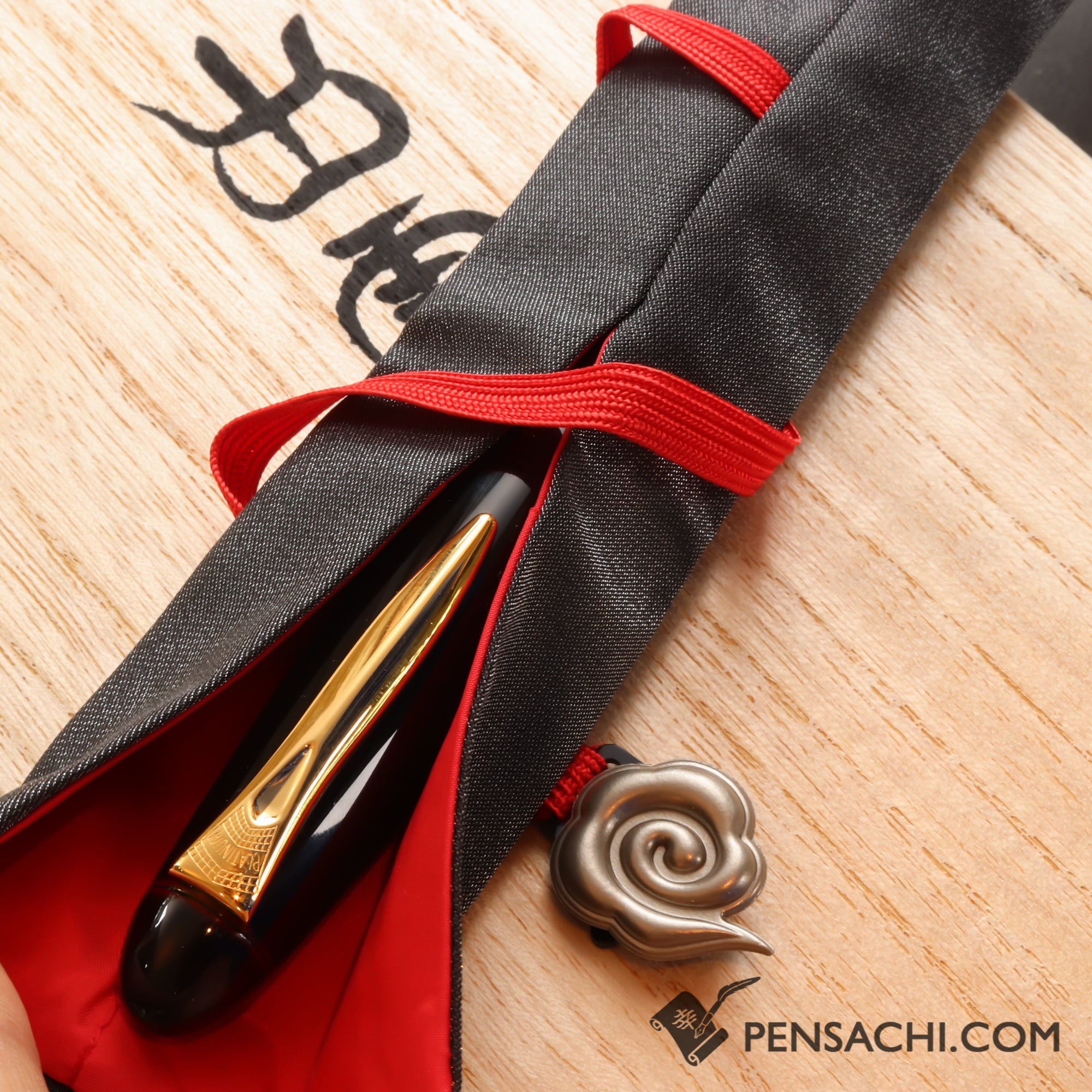 PLATINUM Izumo Tamenuri Fountain Pen - Akatame | PenSachi
