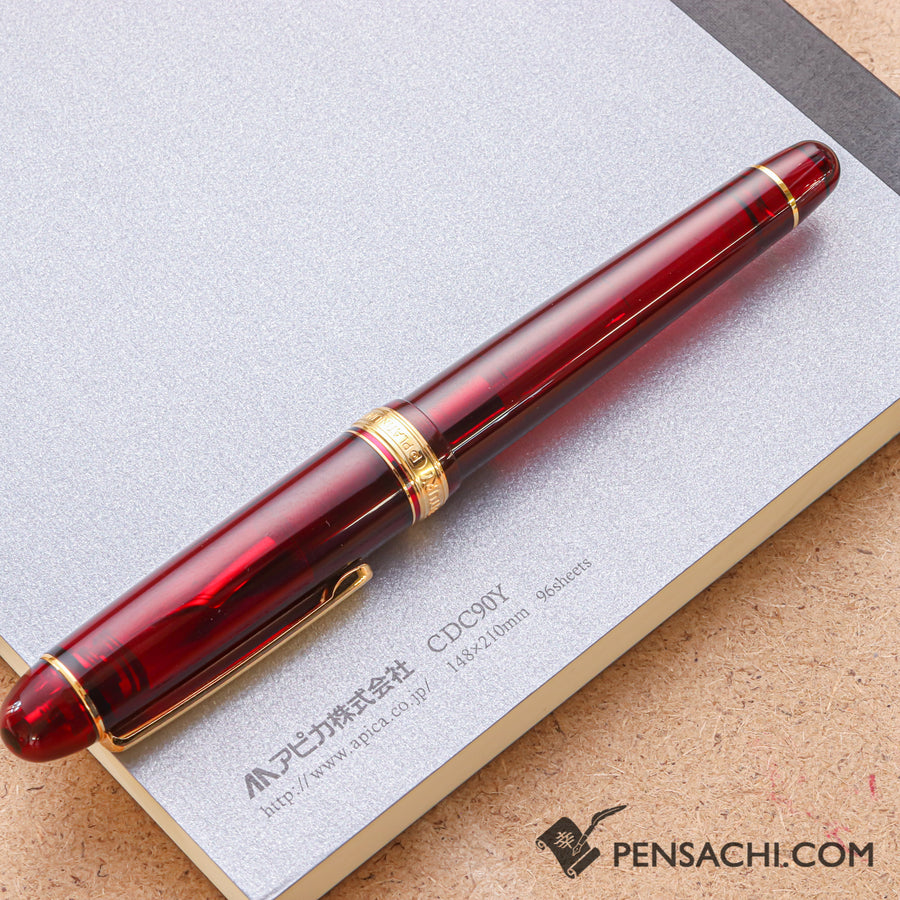 Premium C.D. Notebook A5 Gray - 7mm - Ruled,  24 lines - PenSachi Japanese Limited Fountain Pen