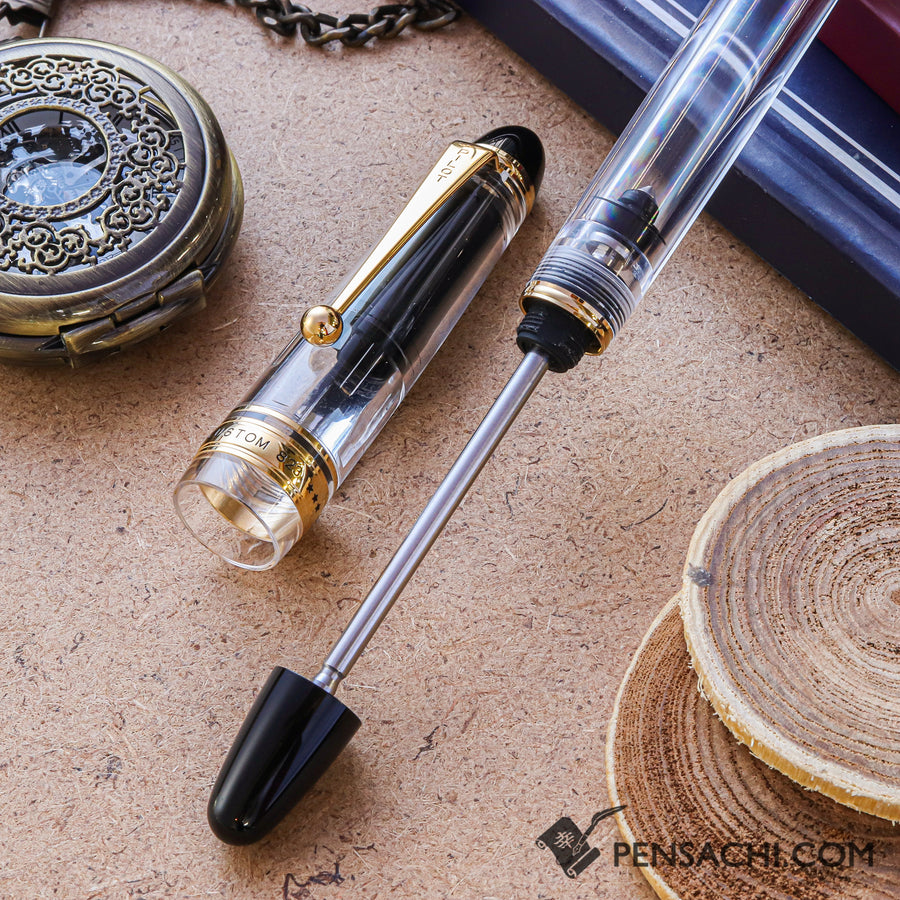 PILOT Custom 823 Fountain Pen - Transparent - PenSachi Japanese Limited Fountain Pen