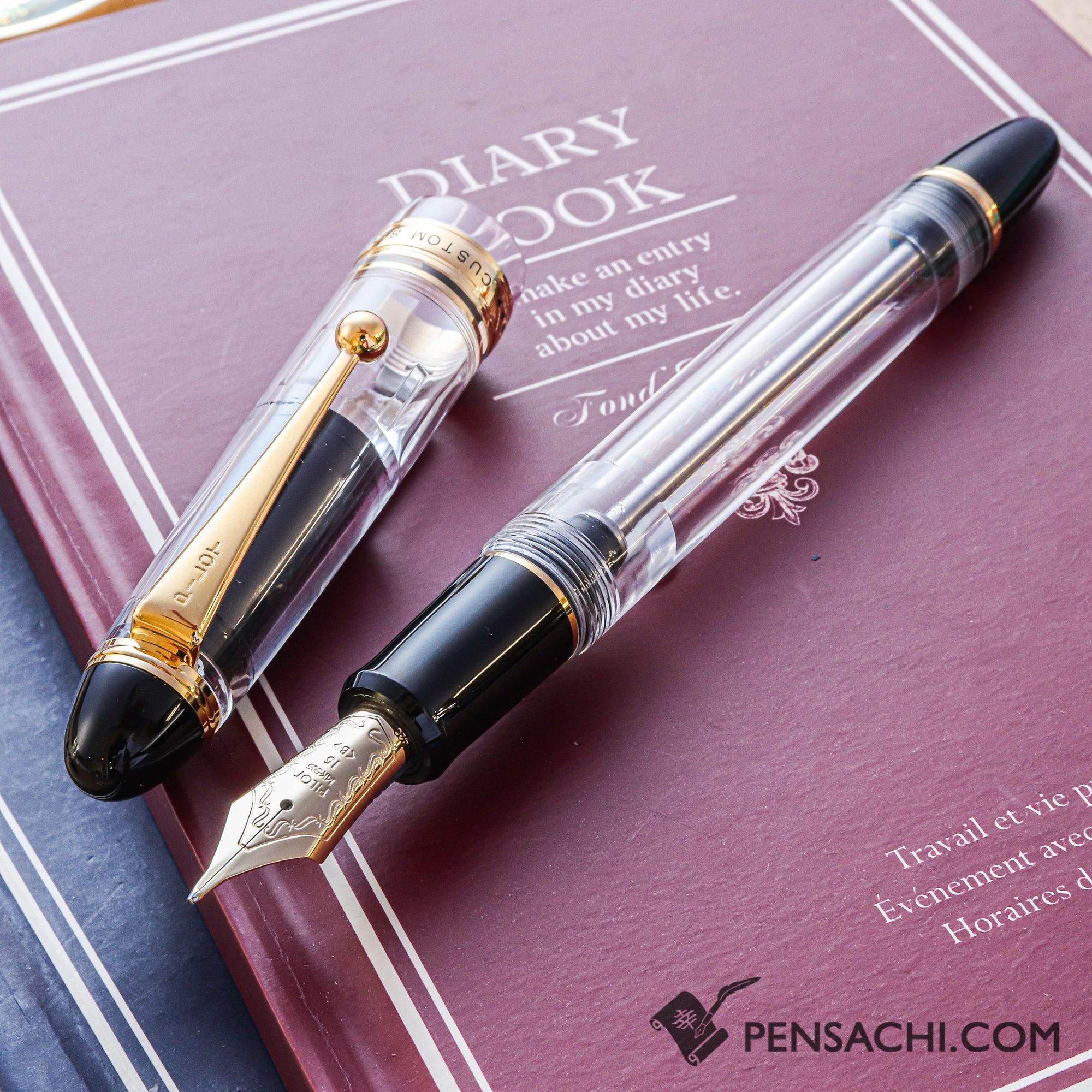 PILOT Custom 823 Fountain Pen - Transparent | PenSachi - Japan