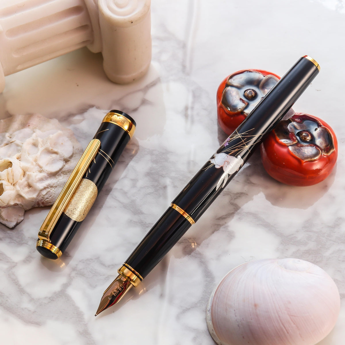 万年筆 2本セット Platinum　18k Bonito　14k ジャンク品 PLATINUM Kanazawa Haku Standard Fountain Pen - Tsukito Usagi– PenSachi