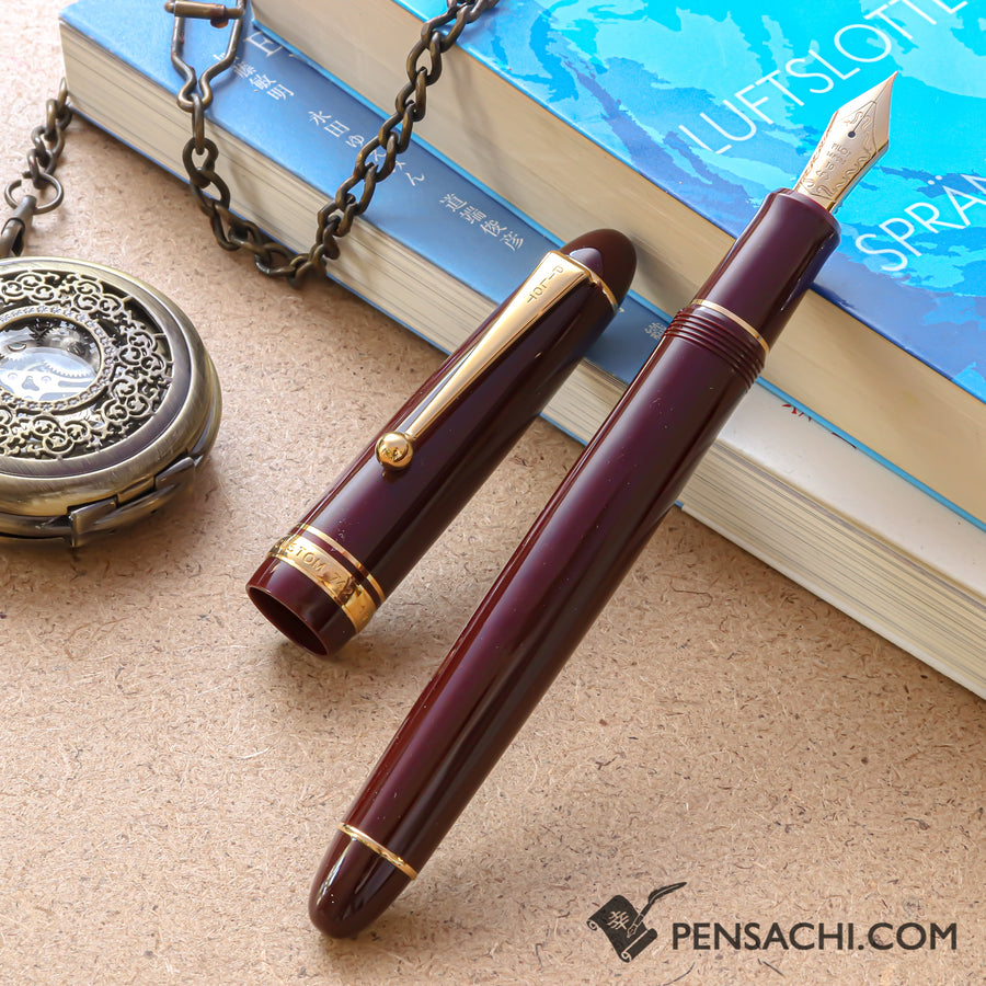 PILOT Custom 742 Fountain Pen - Deep Red - PenSachi Japanese Limited Fountain Pen