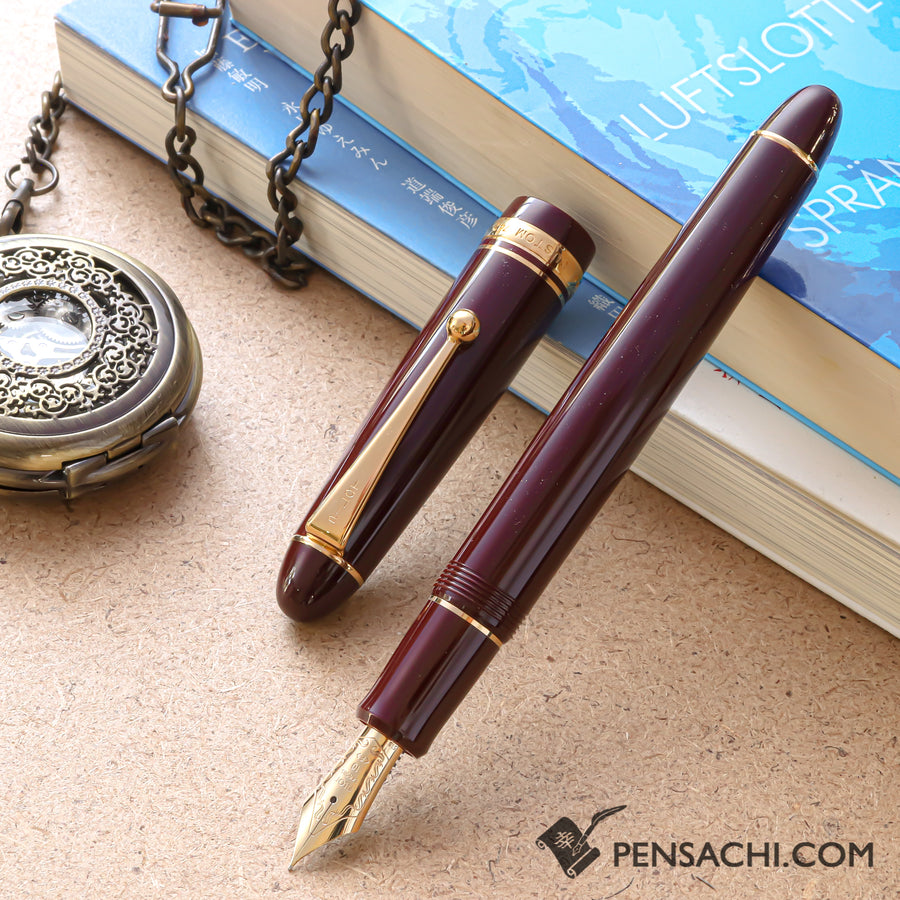 PILOT Custom 742 Fountain Pen - Deep Red - PenSachi Japanese Limited Fountain Pen