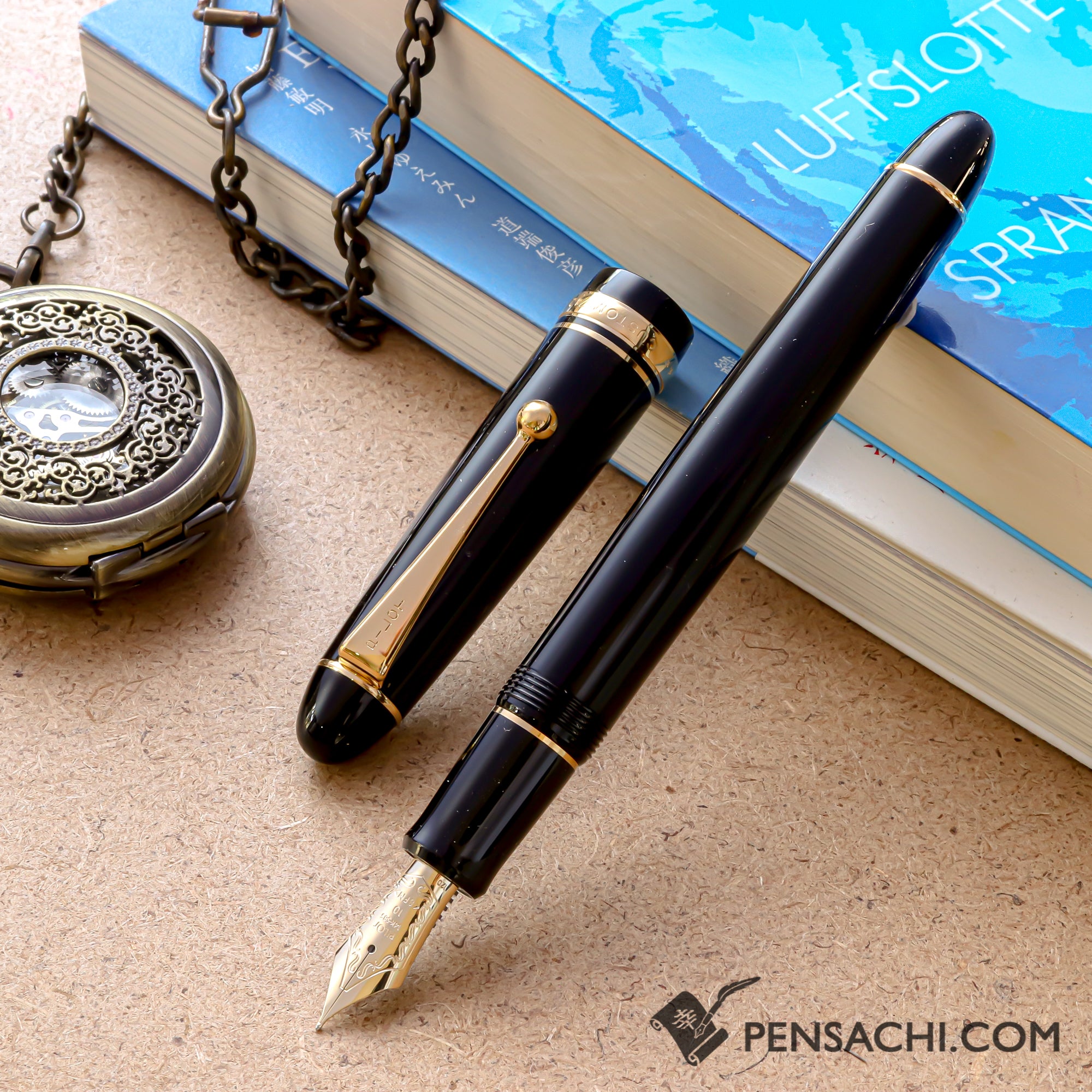 Limited　Pen　PenSachi　Fountain　Custom　Fountain　Pen　Black　Japan　PILOT　742