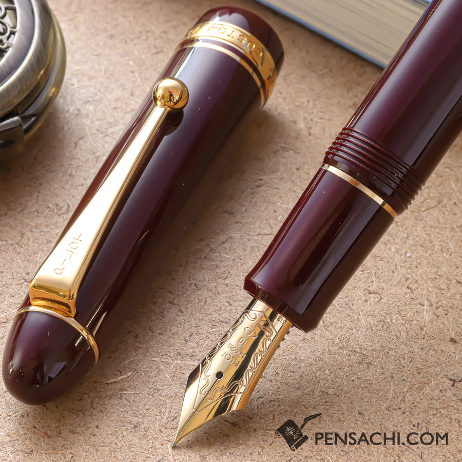 PILOT Custom 742 Fountain Pen - Deep Red - PenSachi Japanese Limited Fountain Pen