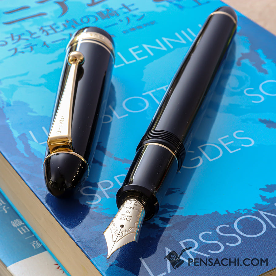 PILOT Custom 742 Fountain Pen - Black - PenSachi Japanese Limited Fountain Pen