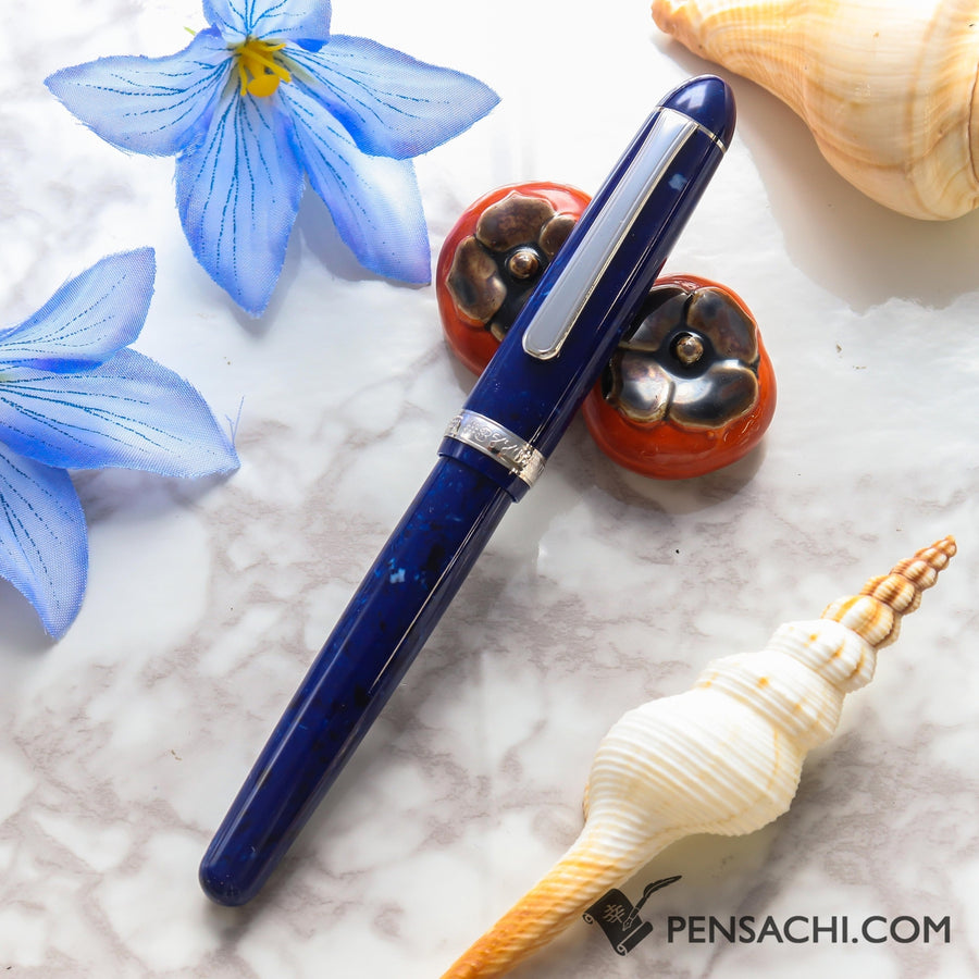 PLATINUM #3776 Century Celluloid Fountain Pen - Midnight Ocean - PenSachi Japanese Limited Fountain Pen