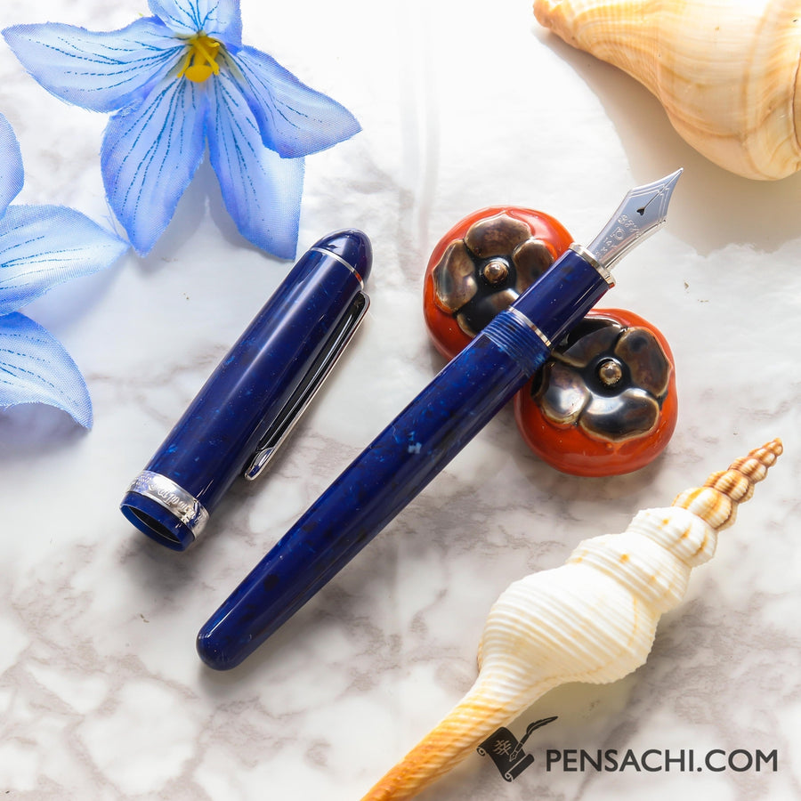 PLATINUM #3776 Century Celluloid Fountain Pen - Midnight Ocean - PenSachi Japanese Limited Fountain Pen