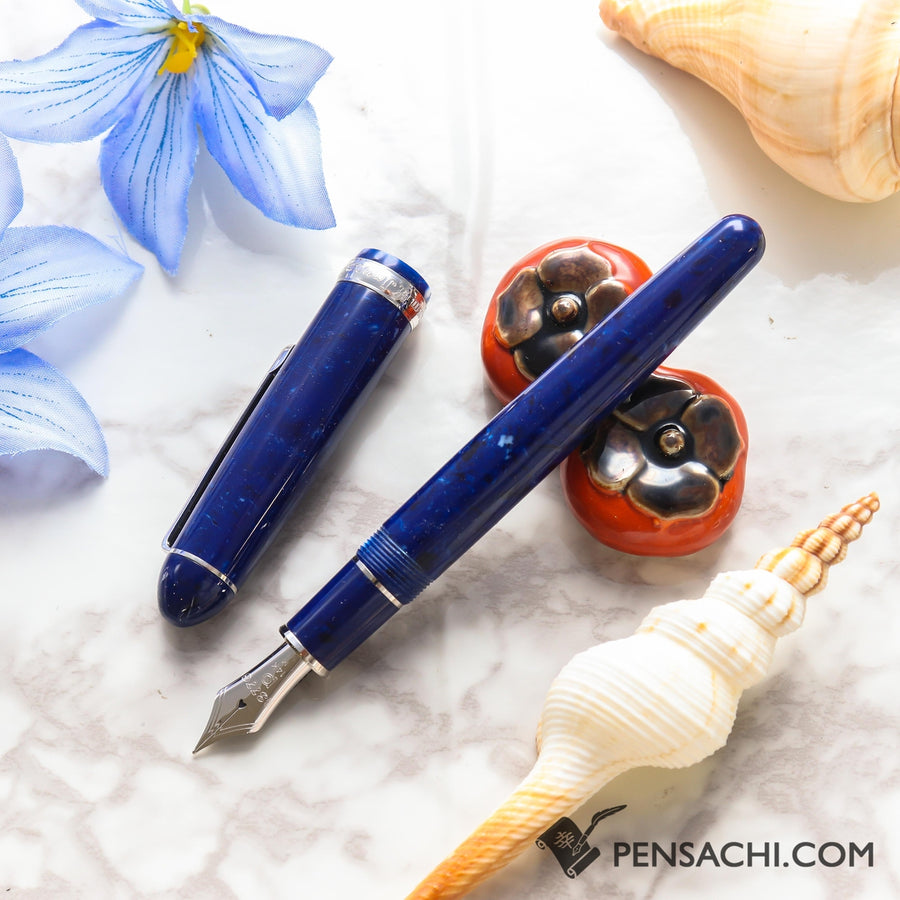 PLATINUM #3776 Century Celluloid Fountain Pen - Midnight Ocean - PenSachi Japanese Limited Fountain Pen