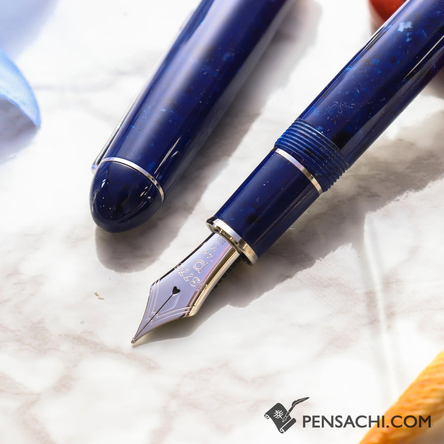 PLATINUM #3776 Century Celluloid Fountain Pen - Midnight Ocean - PenSachi Japanese Limited Fountain Pen