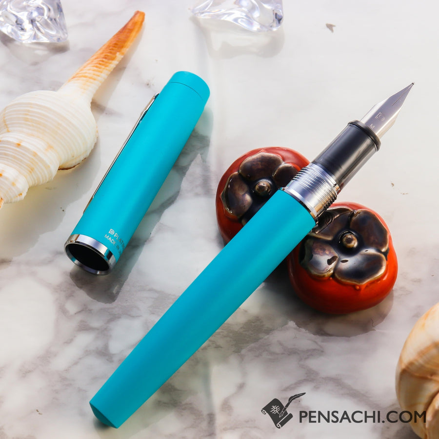 PLATINUM Procyon Fountain Pen - Turquoise Blue - PenSachi Japanese Limited Fountain Pen